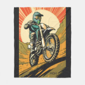 Custom Monogram Motocross Fleecedecke (Vorderseite)