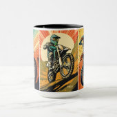 Custom Monogram Motocross Tasse (Zentrum)