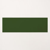 CUSTOM MONOGRAM NAMASTE ZEN SOFT PASTEL PINK LOTUS YOGAMATTE (Rückseite (Horizontal))