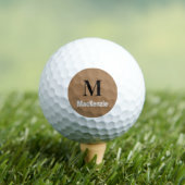Custom Monogram + Name Golf Ball (Insitu T-Shirt)