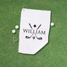 Custom Monogram Name Golf Clubs Ace Golf Balls