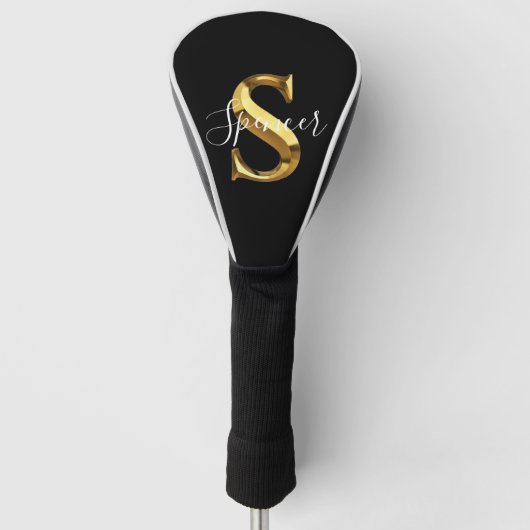 Custom Monogram Name  Golf Head Cover Headcover (Vorderseite)