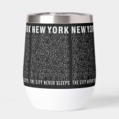 Custom Monogram New York Typografie (Rückseite)