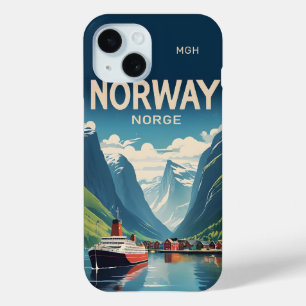 Custom Monogram Norwegen Case-Mate iPhone Hülle