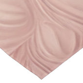 Custom Monogram Pale Heart Wedecloth Tischdecke (Schrägansicht)