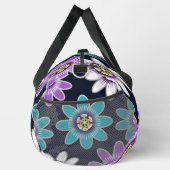 Custom Monogram Passion Blume Floral Large Duffle Bag (Rechts)
