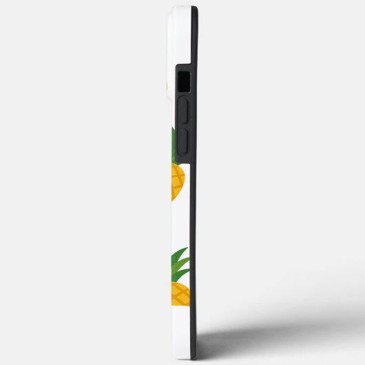 Custom Monogram Pineapple Case-Mate iPhone Case (Rückseite / Links)