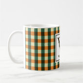 Custom Monogram Plaid Mug Gift for Women & Men Kaffeetasse (Links)
