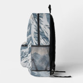 Custom Monogram Rainbow Mountains Backpack Bedruckter Rucksack (Rechts)