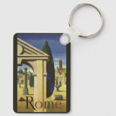 Custom Monogram Rome Italien Schlüsselanhänger (Rückseite)