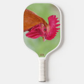 Custom Monogram Rooster Pickleball Schläger (Vorderseite)