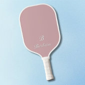 Custom Monogram Script Name Pickleball Schläger