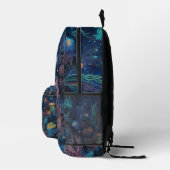 Custom Monogram Sea Life Backpack Bedruckter Rucksack (Rechts)