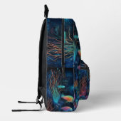 Custom Monogram Sea Life Backpack Bedruckter Rucksack (Links)