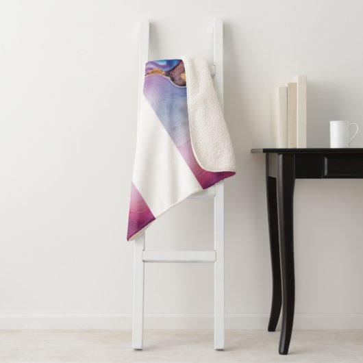 Custom Monogram Sherpadecke (Beispiel)