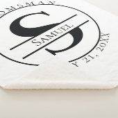 Custom Monogram Sherpadecke (3/4)