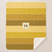 Custom Monogram Sherpadecke (Vorderseite)