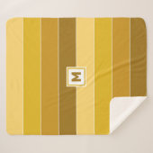 Custom Monogram Sherpadecke (Vorderseite (Horizontal))