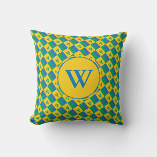 Custom Monogram ST VINCENT FLAG Grenadines Kissen