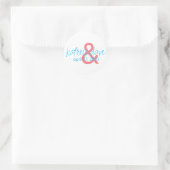 Custom Monogram Sticker for Katrese and Dave (Tasche)