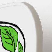 Custom Monogram Sugar Skull Pickleball Schläger (Linke Seite)