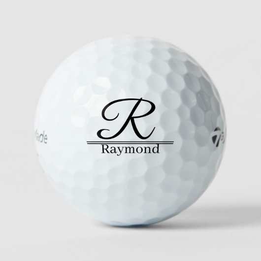 Custom Monogram TaylorMade TP5 Premium Golf Ball (Vorderseite)