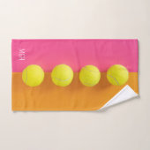 Custom Monogram Tennis Balls Handtuch (Handtuch)