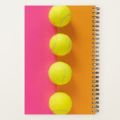 Custom Monogram Tennis Balls Notizblock (Rückseite)