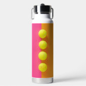 Custom Monogram Tennis Balls Trinkflasche (Vorderseite)