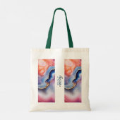 Custom Monogram Tragetasche (Rückseite)