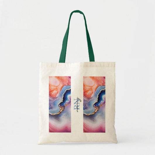 Custom Monogram Tragetasche (Vorne)