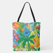 Custom Monogram Tropical Forest Tasche (Rückseite)