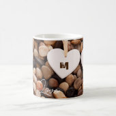 Custom Monogram Valentine's Day Gift Kaffeetasse (Mittel)