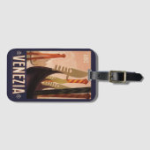 Custom monogram Venezia (Venedig) Gepäckanhänger (Vorderseite (Horizontal))