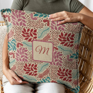 Custom Monogram Vintag Cosy Christmas Kissen