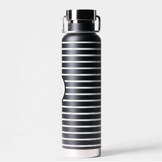Custom Monogram Water Flasche (Rückseite)