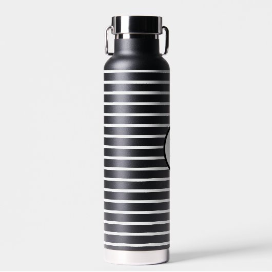 Custom Monogram Water Flasche (Vorne)