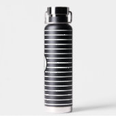 Custom Monogram Water Flasche (Rückseite)