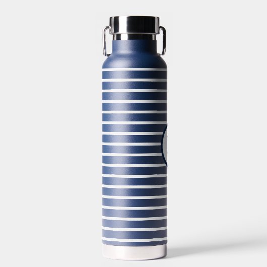 Custom Monogram Water Flasche (Vorne)