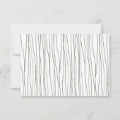 Custom_Monogram Wedding RSVP Karte (Rückseite)