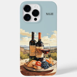 Custom Monogram Wine Lover Case-Mate iPhone 14 Pro Max Hülle