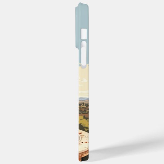 Custom Monogram Wine Lover Case-Mate iPhone Hülle (Rückseite / Links)