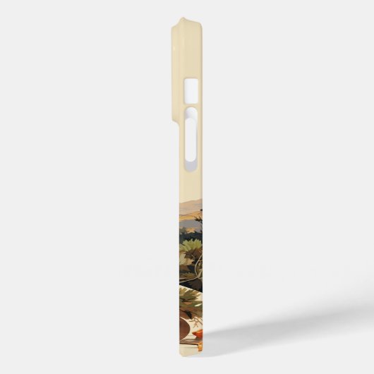 Custom Monogram Wine Lover Case-Mate iPhone Hülle (Rückseite / Links)