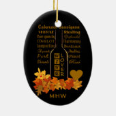Custom Monogram Wine Lover Dekoration (Hinten)