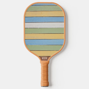 Custom Monogram Wood Planks Pickleball Schläger
