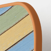 Custom Monogram Wood Planks Pickleball Schläger (Linke Seite)
