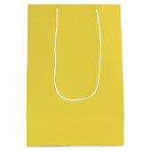 CUSTOM MONOGRAM YELLOW GIFT BAG MITTLERE GESCHENKTÜTE (Rückseite)