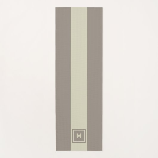 Custom Monogram Yogmata Yogamatte (Vorderseite)