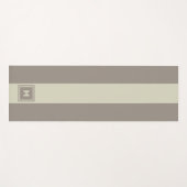 Custom Monogram Yogmata Yogamatte (Vorderseite (Horizontal))