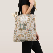 Custom Monogramed Sewing Quilting Knitting Tasche (Von Nahem)